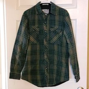 Green plaid jacket